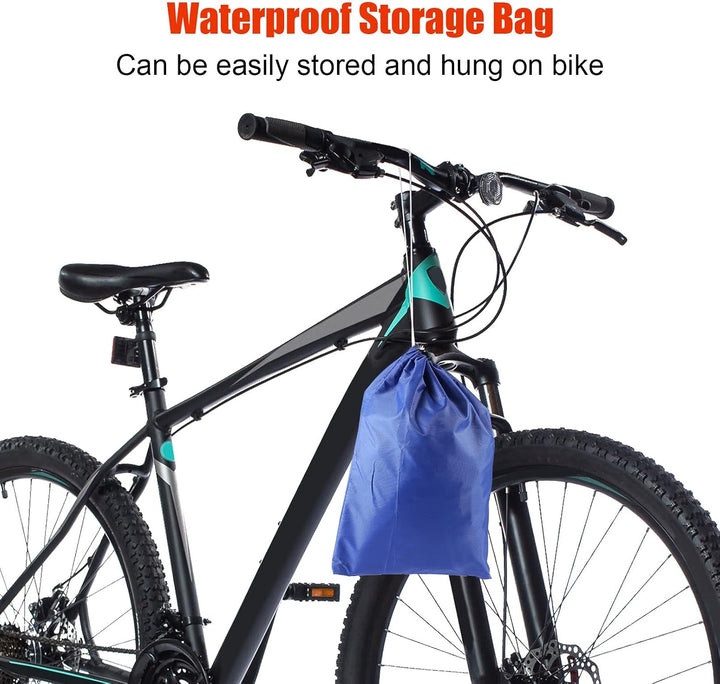 Abdeckplane Fahrrad Wasserdicht, Fahrradabdeckung 210D Premium-Stoff, Fahrradgarage Schutz vor Staub