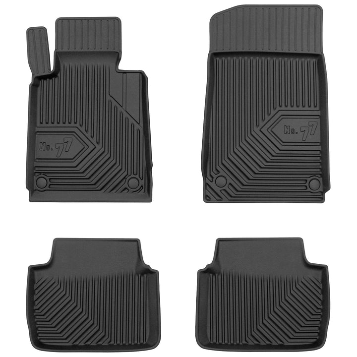 M MOTOS Gummimatten Auto Fussmatte passt für BMW 3er E46 1998-2005 Verbessern Sie Ihren Reisekomfort