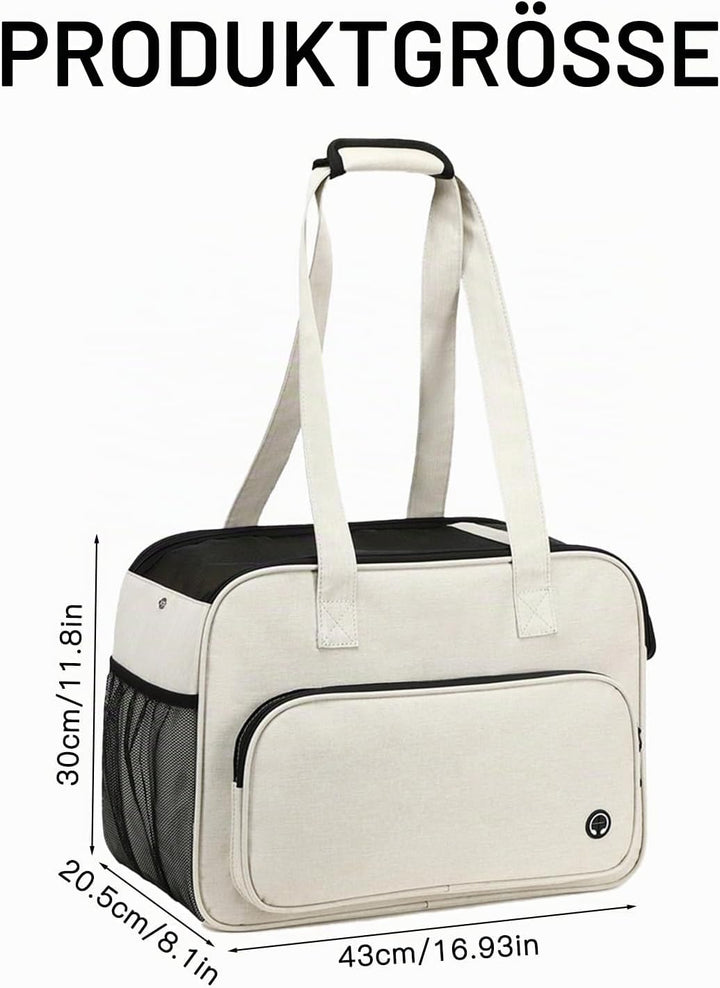 Hundetasche für Kleine Hunde und Katzen, Katzentransporttasche Haustiertasche, Tragetasche Hund Hund