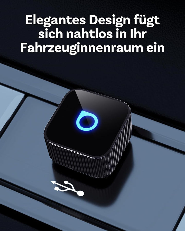 Ottocast Mini Slim 2026 Version, Wireless CarPlay & Android Auto Adapter, Kabelgebundenes CarPlay &