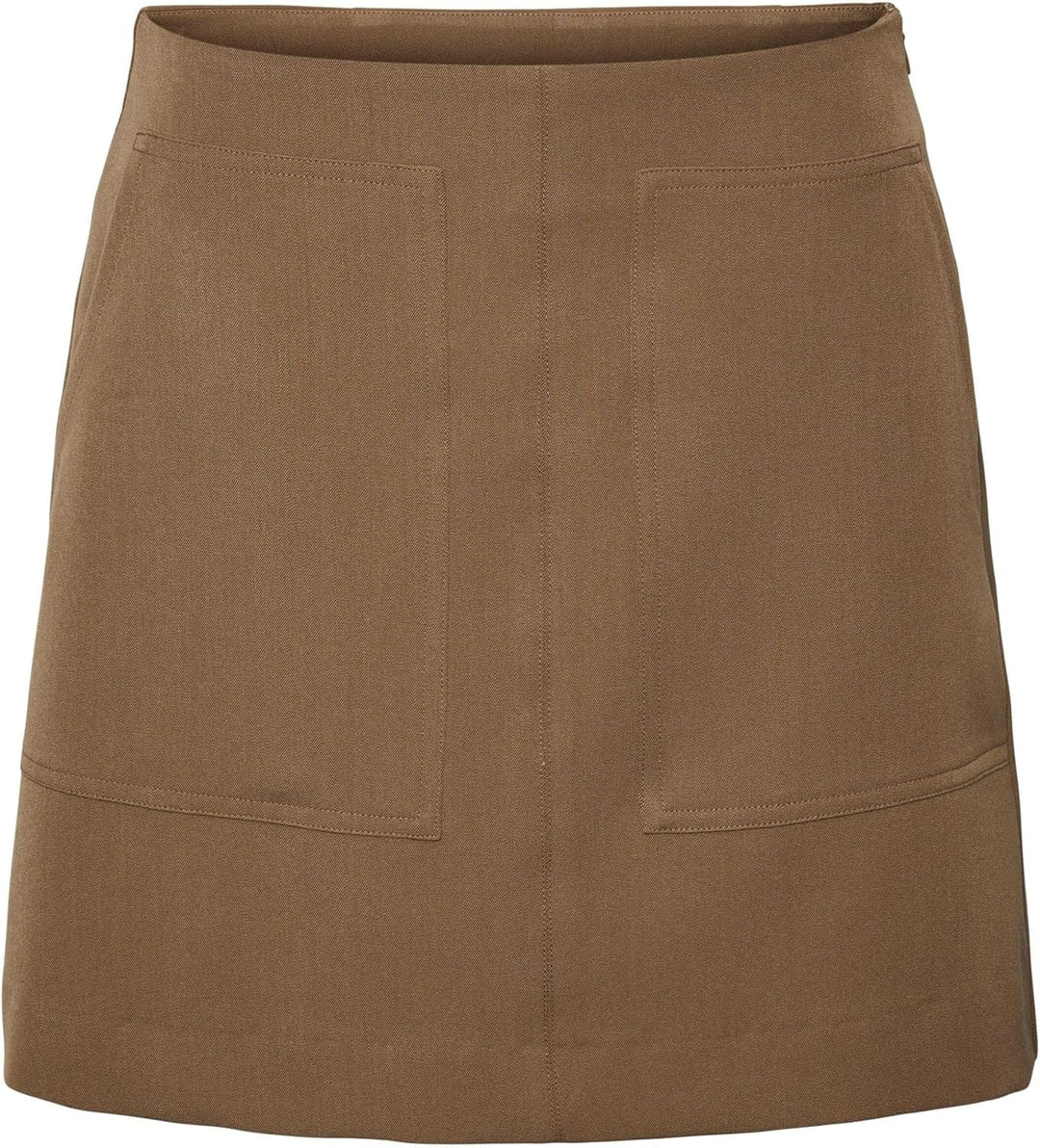 YAS Damen Yasloui Hw Short Skirt Noos Rock, Otter, XS EU