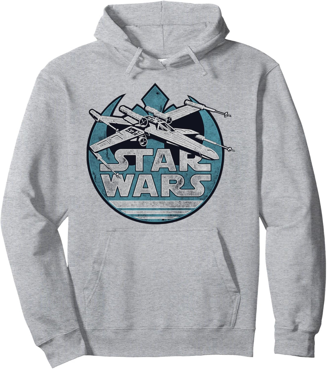 Star Wars X-Wing With Rebel Symbol C1 Pullover Hoodie