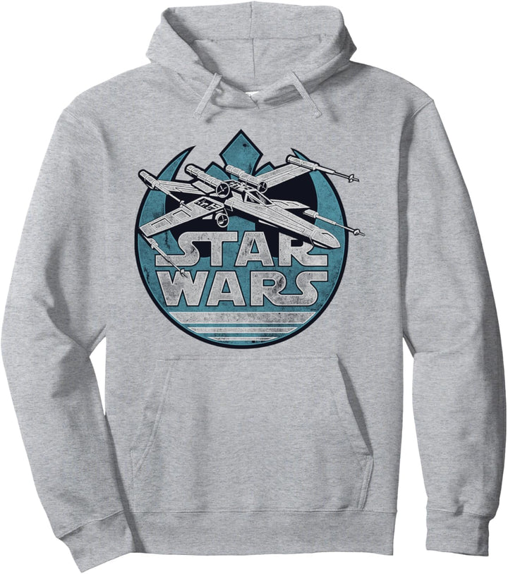 Star Wars X-Wing With Rebel Symbol C1 Pullover Hoodie