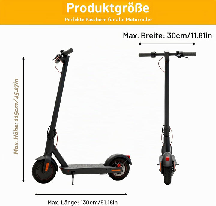 GAOUTO Elektroroller Abdeckung, Wasserdicht Elektromobil Abdeckplane, Schützen vor Staub Schnee UV,
