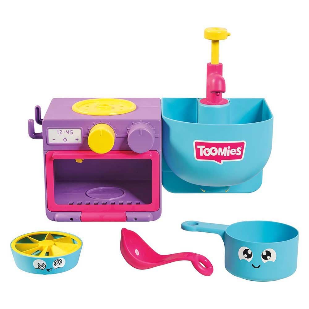 Toomies Bubble &amp; Bake Badewannen Küche, Baby Badespielzeug, Wasserspielzeug, Badespielzeug für Klein