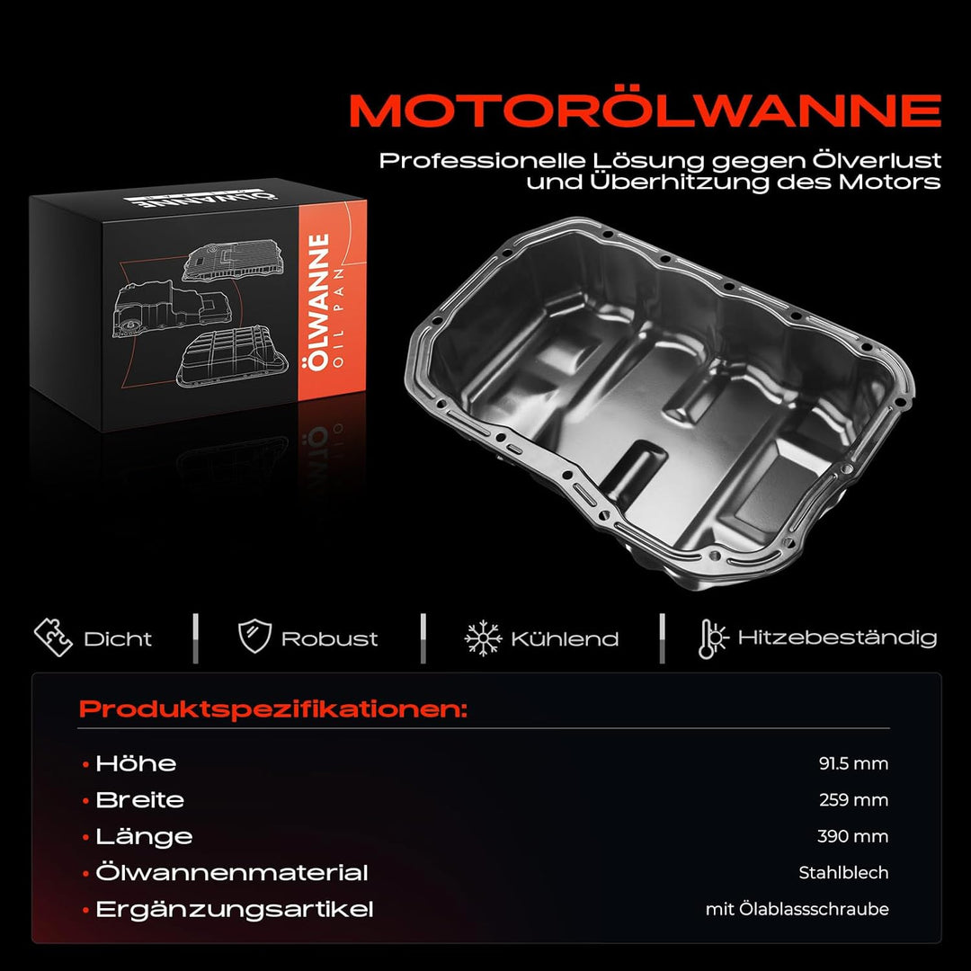 Frankberg Ölwanne für 5 CR19 6 GG GH GY 2.0L 2.2L Diesel 2002-2017 V32-0223