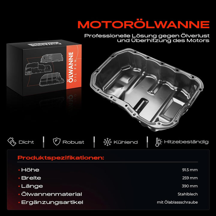 Frankberg Ölwanne für 5 CR19 6 GG GH GY 2.0L 2.2L Diesel 2002-2017 V32-0223