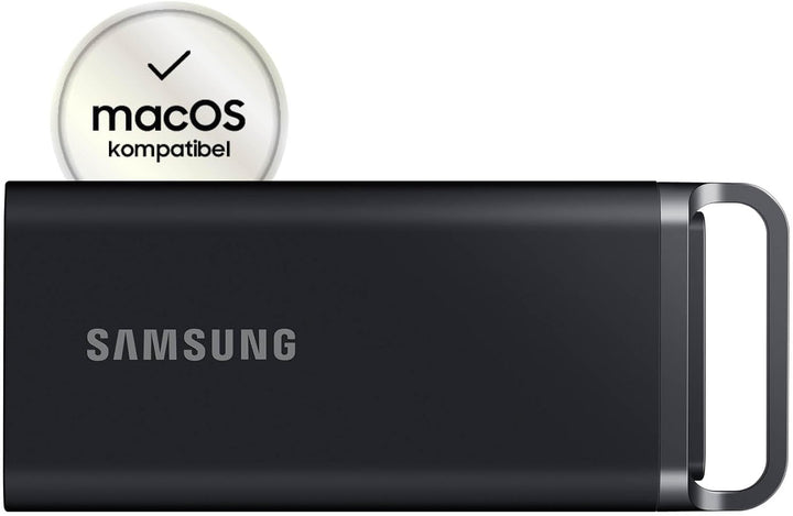 Samsung Portable SSD T5 EVO, 4 TB, USB 3.2 Gen. 1, 460 MB/s Lesen, 460 MB/s Schreiben, Externe Festp