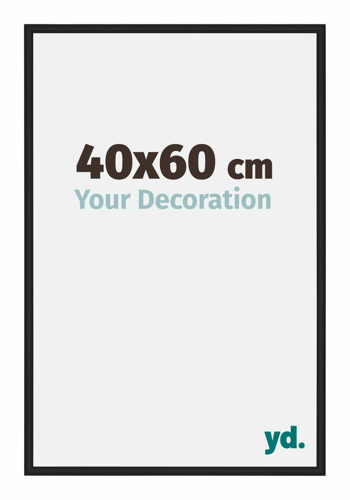 yd. Your Decoration - Bilderrahmen 40x60 cm - Bilderrahmen aus Aluminium mit Acrylglas - Antireflex