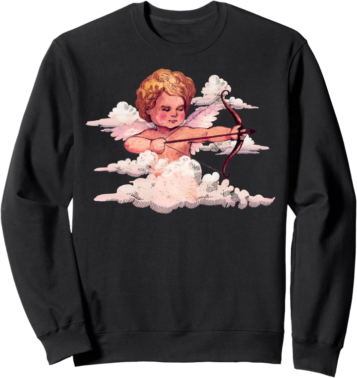 Vintage Cupid Valentine's Day Sweatshirt