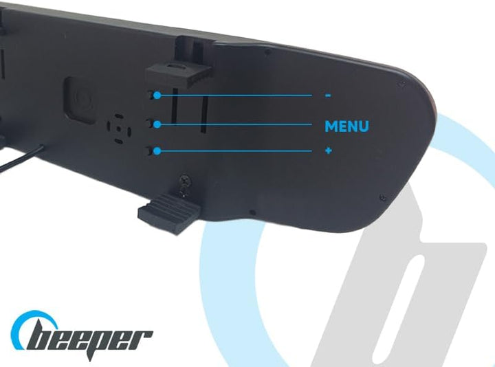 Rückfahrkamera auf Rückspiegel RW043P BEEPER, RW043P
