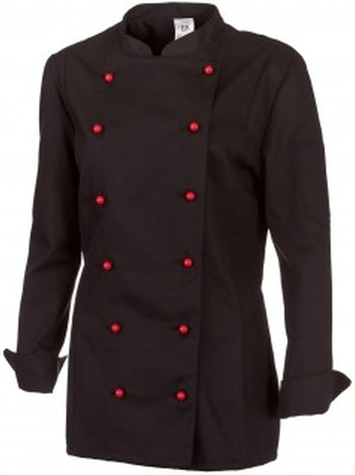 BP Gourmet 1542-400-32 Kochjacke für Damen - Langärmelig - 65% Polyester, 35% Baumwolle - Normale Pa