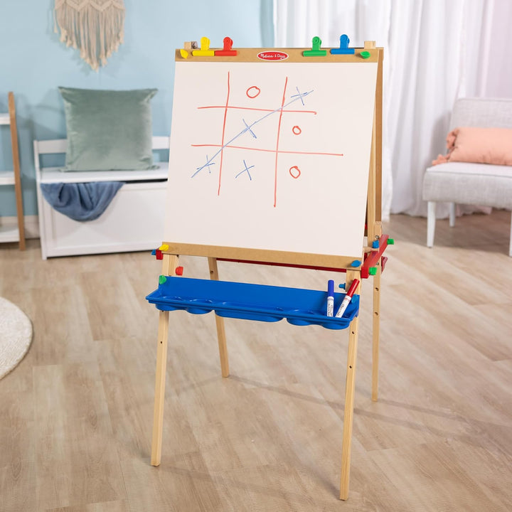 Melissa & Doug Holz Staffelei für Kinder Bastelset | Malstaffelei für Kleinkinder zum Basteln für Ki