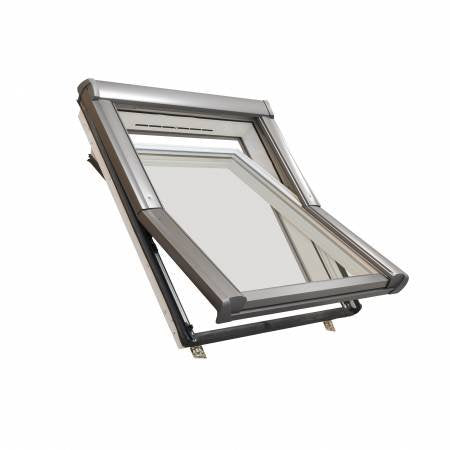 Dachdecker Favorit Roto Dachfenster aus Kunststoff mit Eindeckrahmen (74x140), 74x140