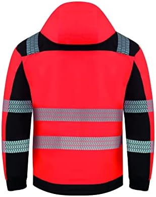 Korntex Unisex Softshell Rain Jacket (Printable) Copenhagen Wasserdichte Warnschutz- Arbeitsjacke XL