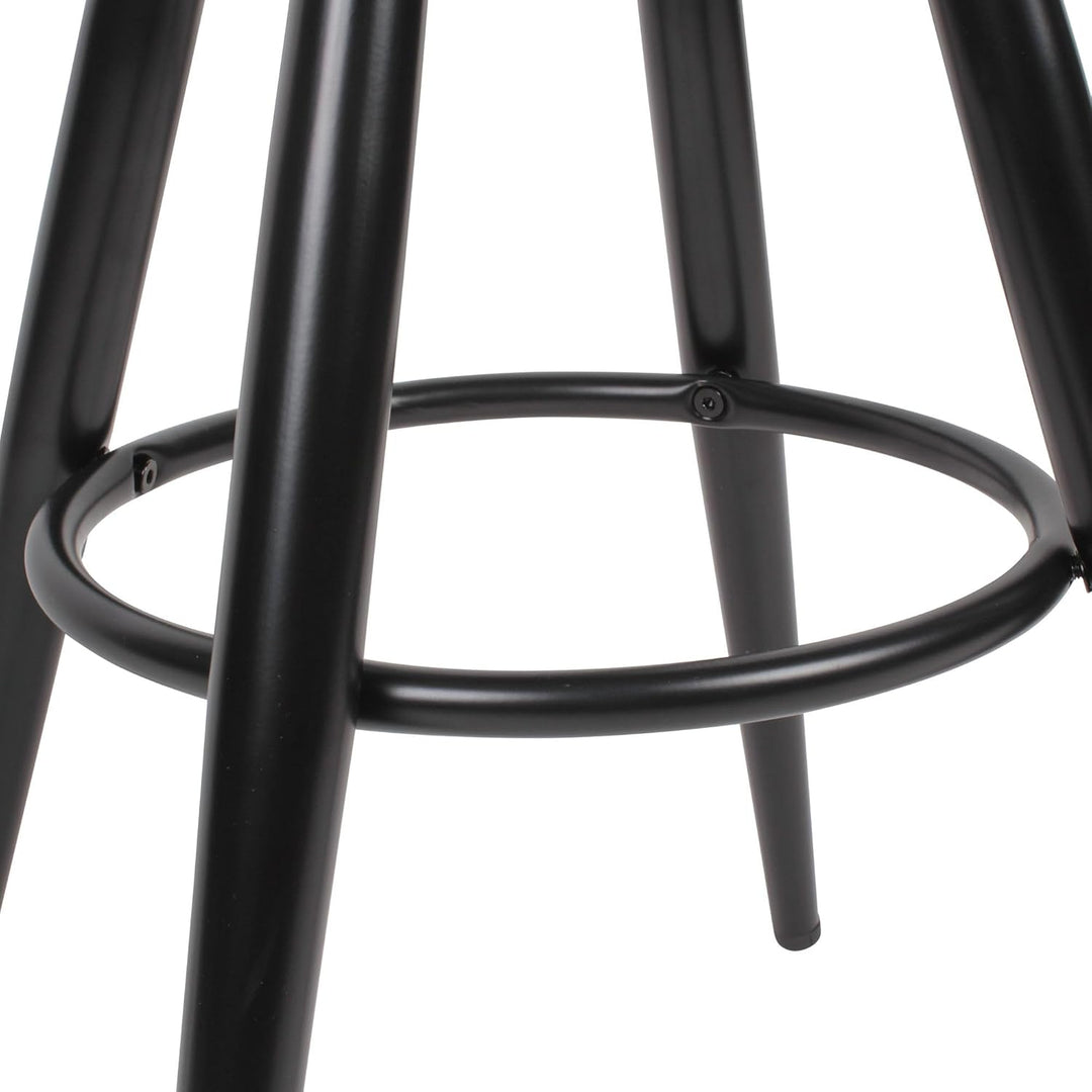 FineBuy Barhocker Metall 72-80 cm | Design Barstuhl 100 kg Maximalbelastbarkeit | Tresenhocker Indus