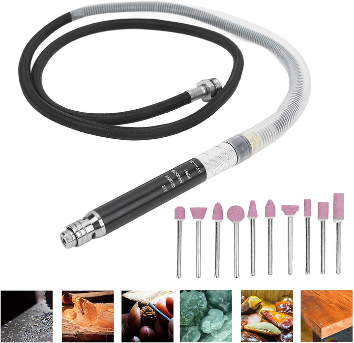 Pneumatische Bleistiftmatrize 1/4-Zoll-Einlass-Stabschleifer-Kit Mikro-Stabschleifer-Set Tragbares P