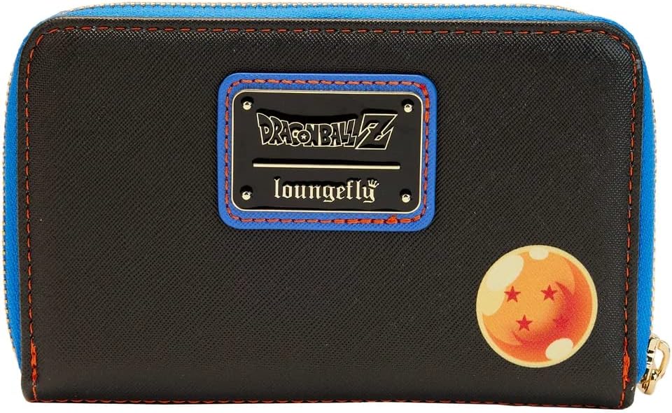 Loungefly Dragon Ball Z Purse Trio Nue offiziell Blau Zip Around Taille unique