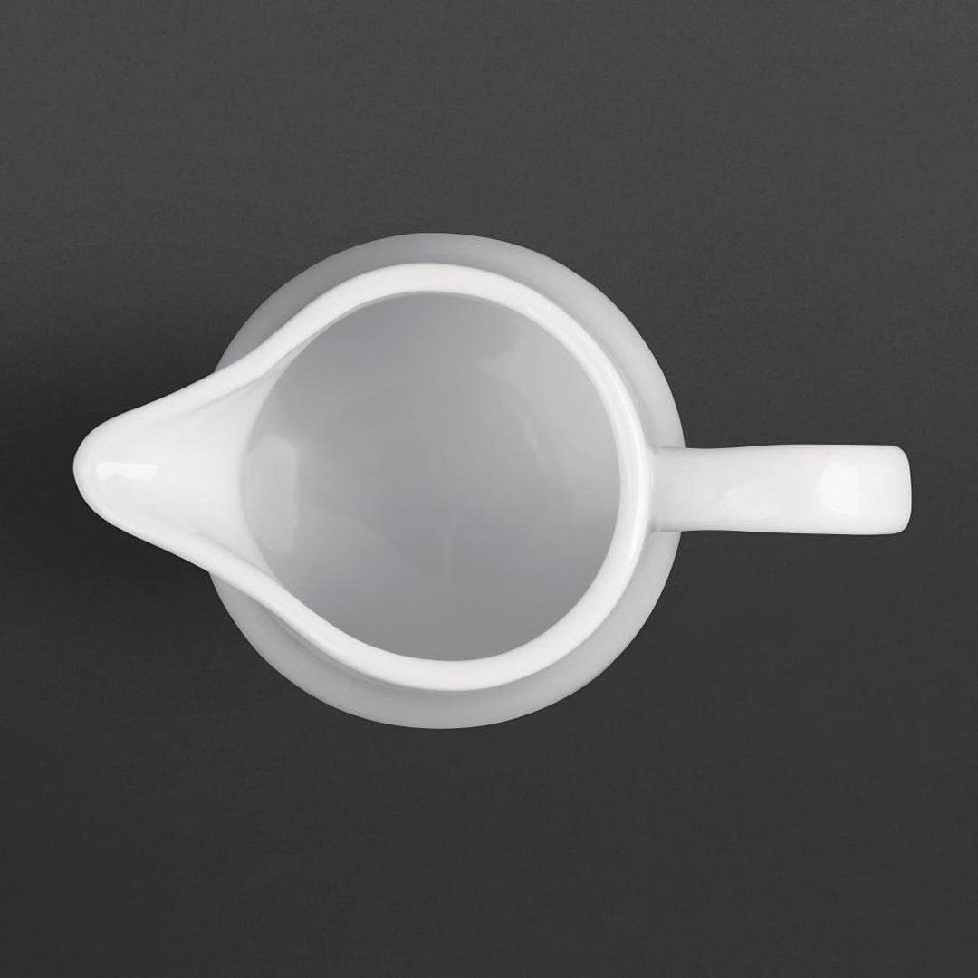 Olympia U821 creme oder Milch Krug mit Griff, 10 oz (Pack von 6) 305ml 10.75oz Einzelbett, 305ml 10.