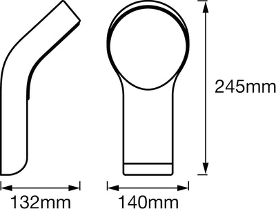 LEDVANCE LED Wand- und Deckenleuchte, Leuchte für Aussenanwendungen, Warmweiss, Endura Style Wall Ro