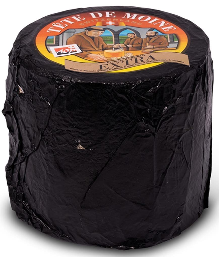 TETE DE MOINE KOMPLETT-Set Profi FLEUROLLE Edelstahl KÄSEHOBEL Choc O ROLLES/Roulette - SPÜLMASCHINE