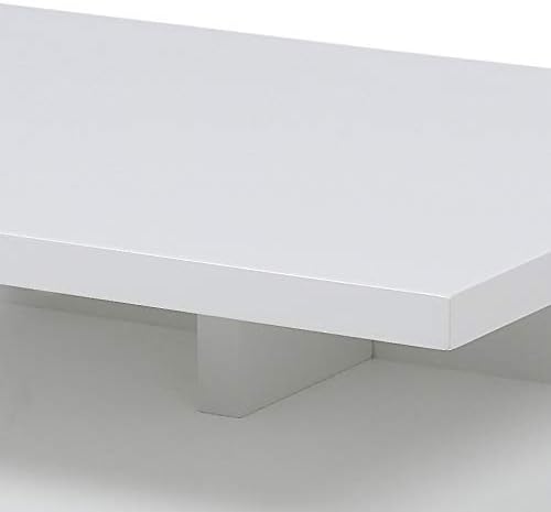 AC Design Furniture Fia Nachttisch mit 1 Schublade in Weiss, 1 Stück, Wandschrank im Minimalistische