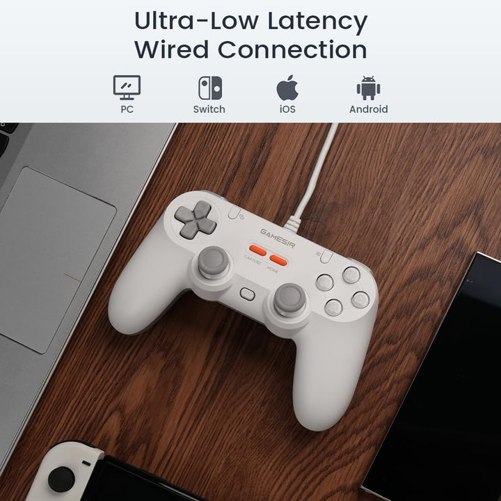 GameSir Tegenaria Lite Kabelgebundenes Gamepad – 1000Hz, Ultrageringe Latenz, Hall-Effekt-Sticks, 2