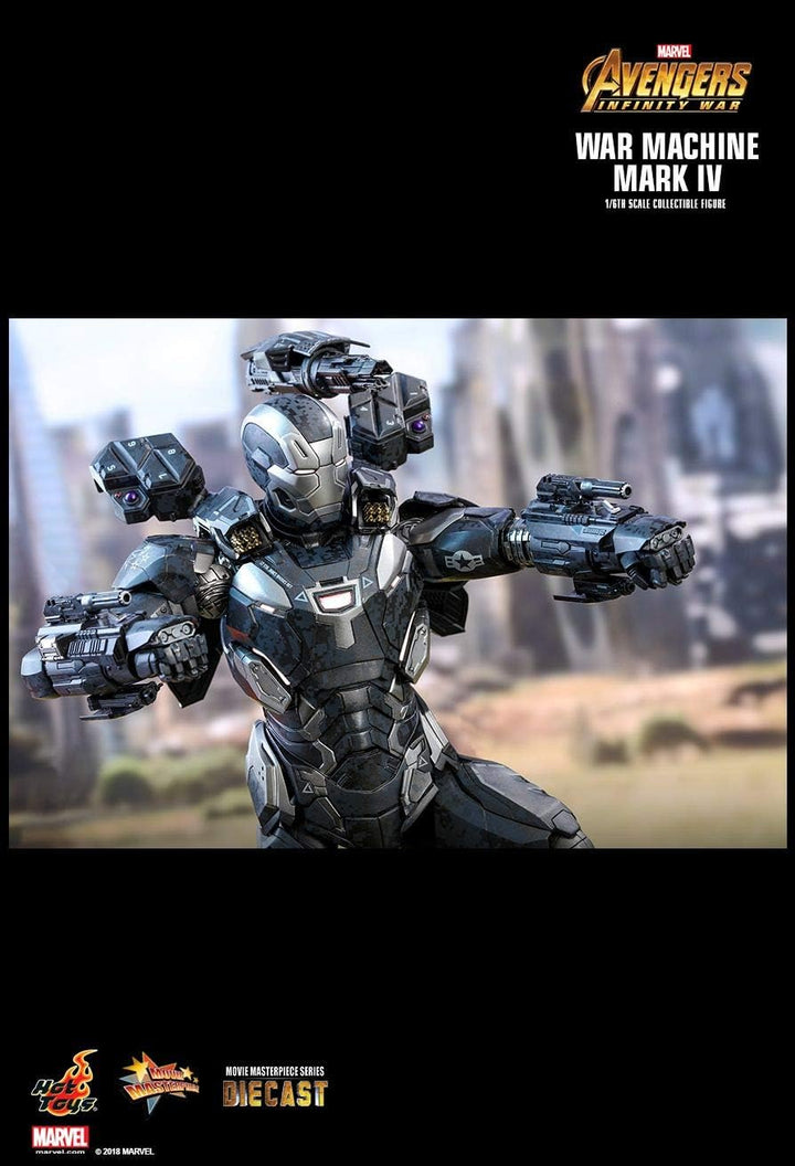 Hot Toys War Machine Mark IV Avengers Infinity War Movie Masterpiece Series Diecast 1/6 Sixth Scale