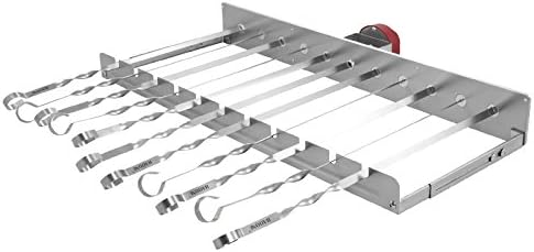 CEEBOO Grillmaster Grillaufsatz, Renschler Line mit Motor, Powerbank und 11 Spiesse