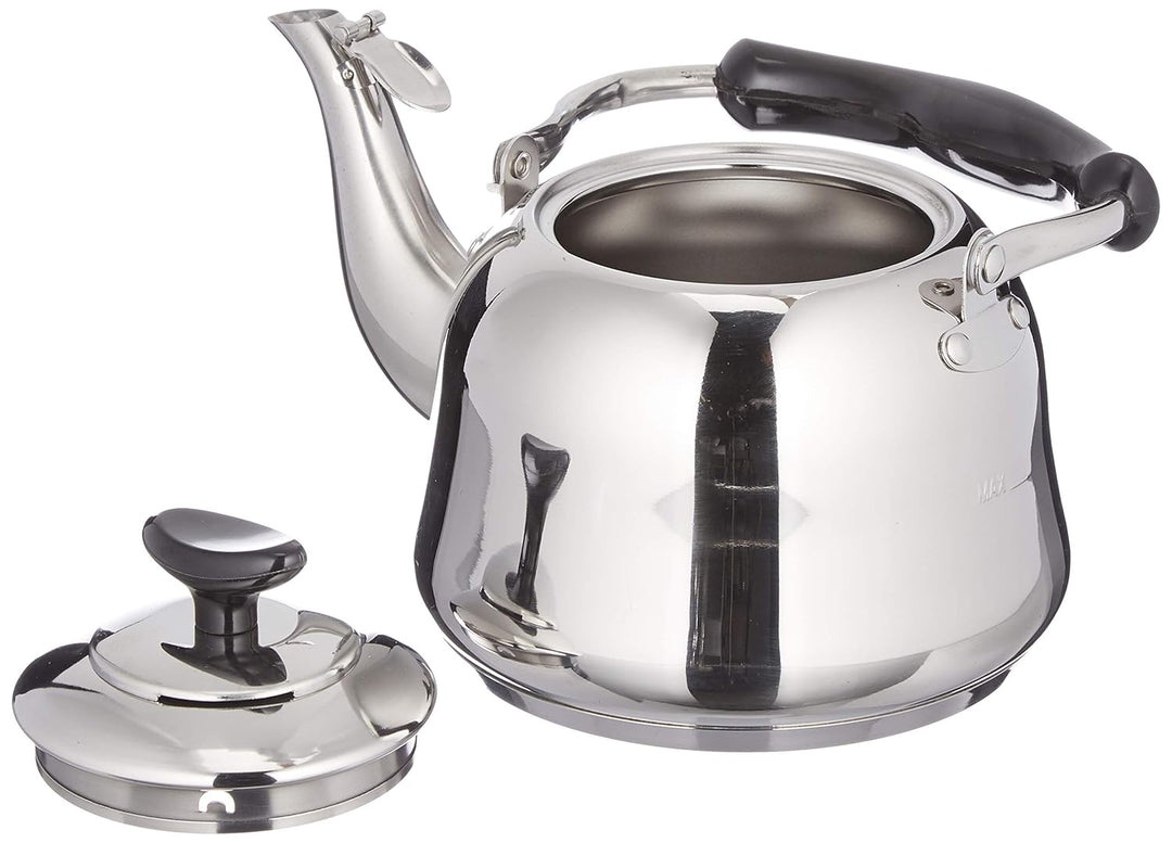 cilio Wasserkessel CLASSICO für 1 Liter Wasser | Höhe: 24,5 cm | Ø: 17 cm | poliertes Edelstahl | Ka