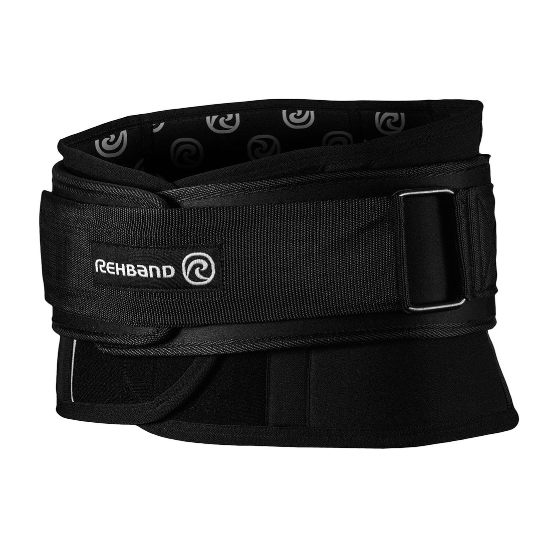 Rehband X-RX Rückenbandage mit abnehmbarem Gewichthebergürtel, 7mm Neopren-Bandage für schweres Kraf