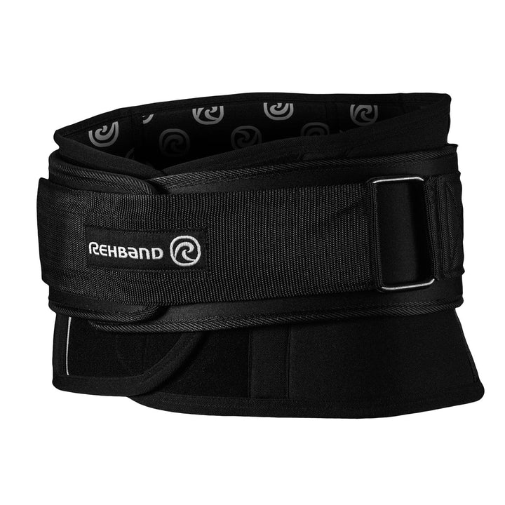 Rehband X-RX Rückenbandage mit abnehmbarem Gewichthebergürtel, 7mm Neopren-Bandage für schweres Kraf