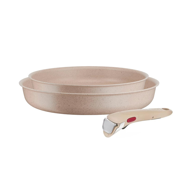 L7839043 Pfannen-Set, 24 und 28 cm, mit Griff, Ingenio Delight – für alle Herde + Induktion