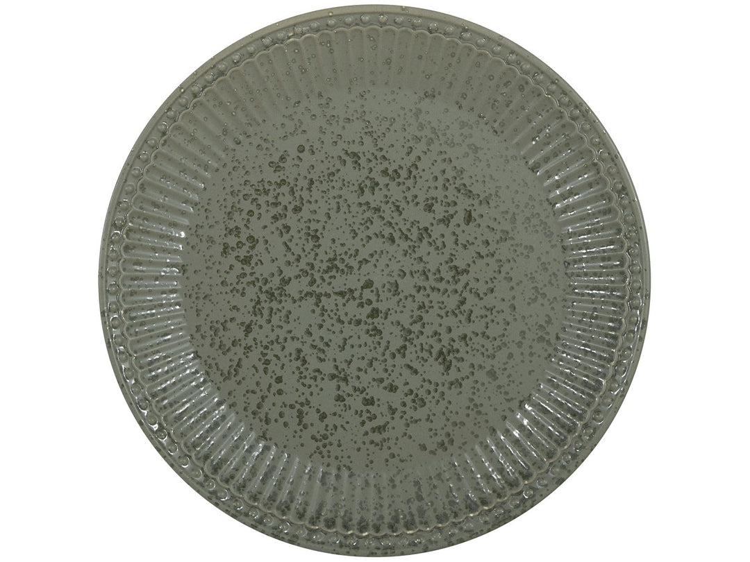 GreenGate Kuchenteller Alice Olive Grün 23cm Keramik Teller Geschirr