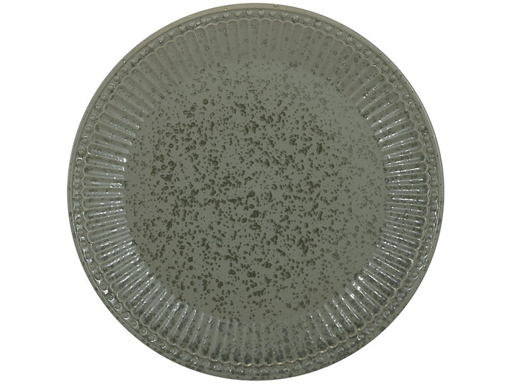 GreenGate Kuchenteller Alice Olive Grün 23cm Keramik Teller Geschirr