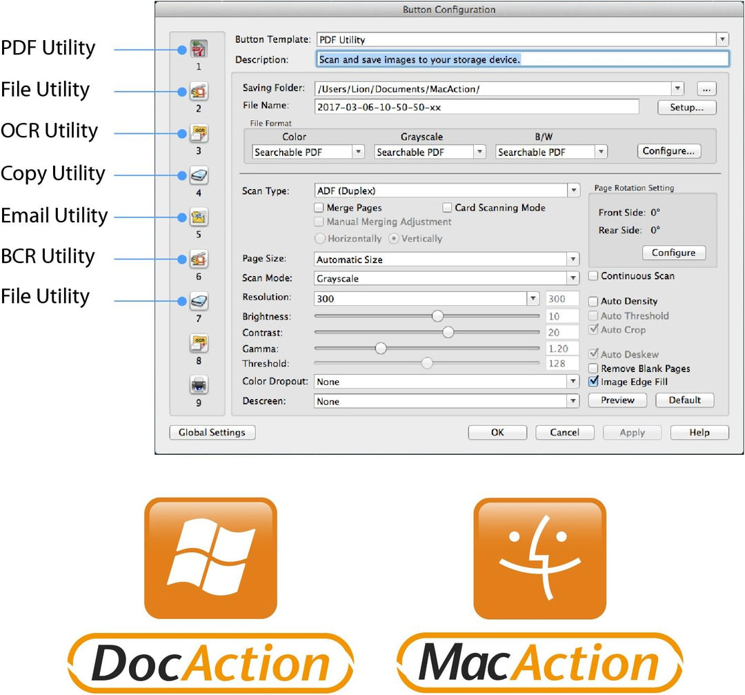 Plustek SmartOffice PS 456U Plus Marke Plustek bunt