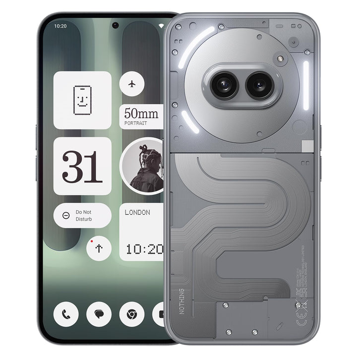 Nothing Phone (2a) Plus 12+256GB - Handy ohne vertrag mit 50-MP-Frontkamera, 50-W-Schnellladefunktio