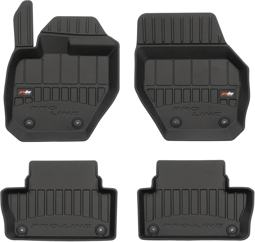 M MOTOS Gummimatten Auto Fussmatte passt für Volvo XC60 I 2008-2017 Verbessern Sie Ihren Reisekomfor