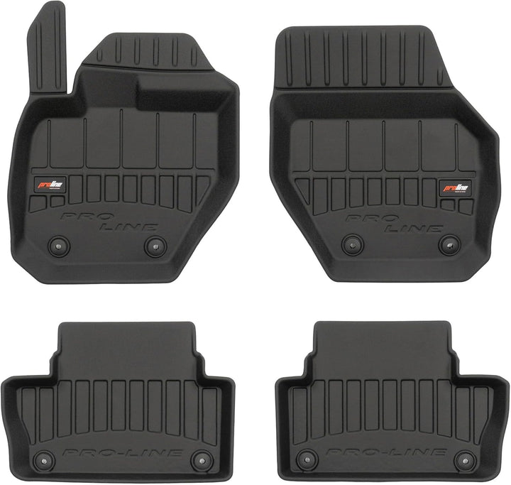 M MOTOS Gummimatten Auto Fussmatte passt für Volvo XC60 I 2008-2017 Verbessern Sie Ihren Reisekomfor