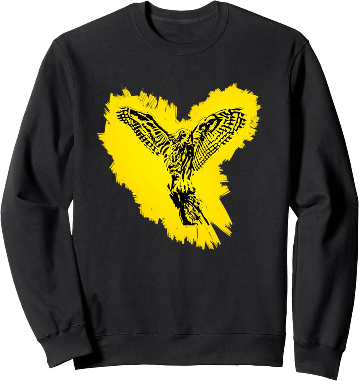 Eule Motiv Raubvogel Sweatshirt