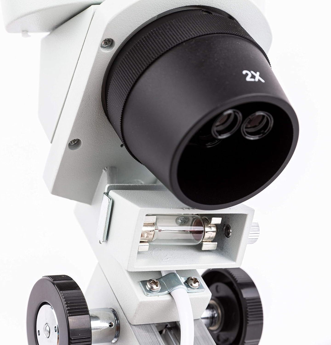 AmScope SE400 Professionelles Binokulares Stereomikroskop, WF10X-Okulare, 1X-Objektiv, LED-Beleuchtu