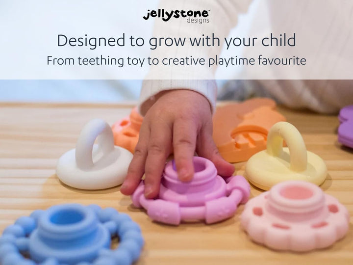 Silikon Beissring Kleiner Pastellturm Jellystone