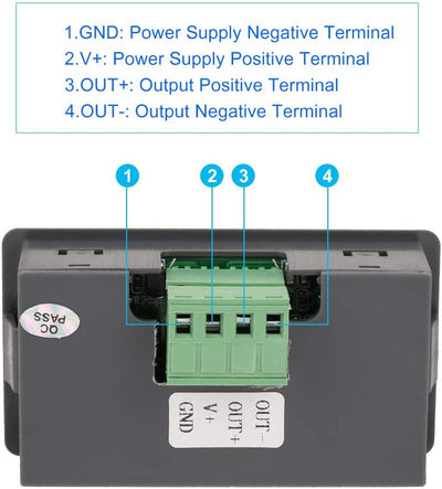 Stromsignal Generator 4-20mA DC 7-30V Digitalstrom Analog Signalgenerator Grob- / Feinabstimmung Kon