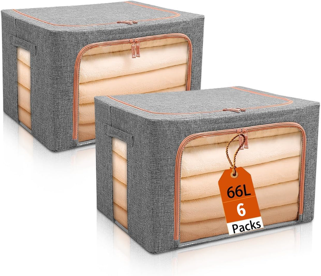Grosse Kleideraufbewahrungstaschen, Schrank-Organizer und Aufbewahrung, faltbare Box aus Oxford-Stof