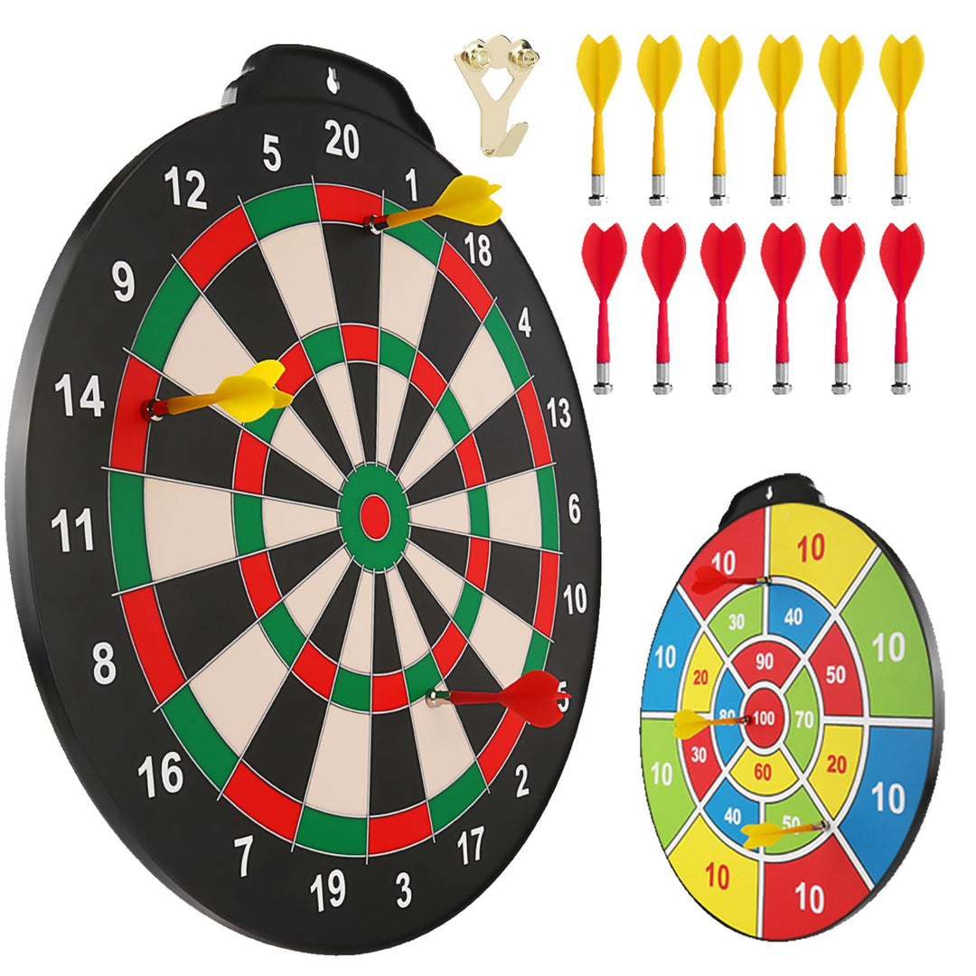 Esjay 45,7 cm Magnetisches Dartscheibenset, sicheres Dartspiel für Kinder, Junge Spielzeug Geschenk
