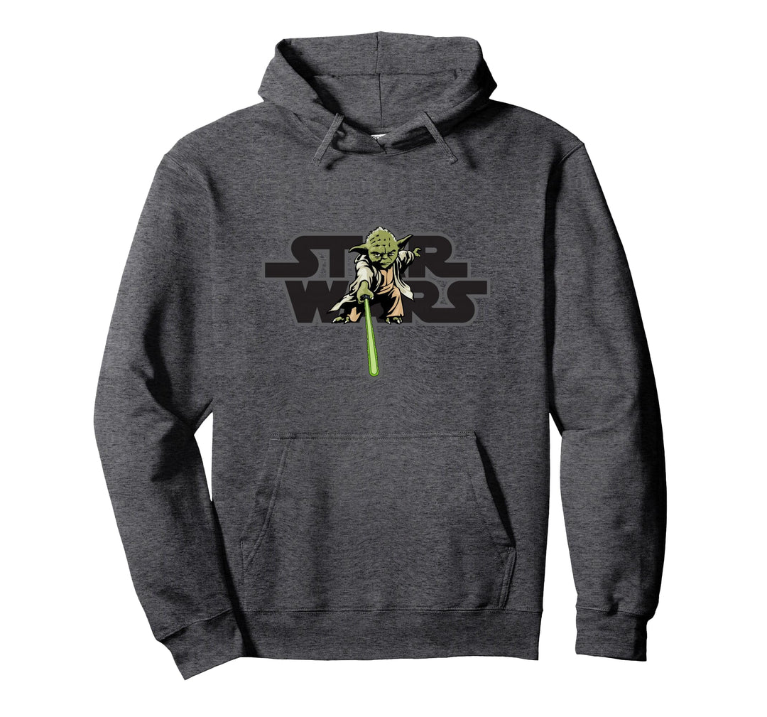 Star Wars Logo Jedi Master Yoda Pullover Hoodie