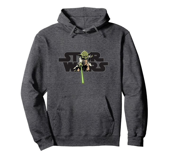 Star Wars Logo Jedi Master Yoda Pullover Hoodie