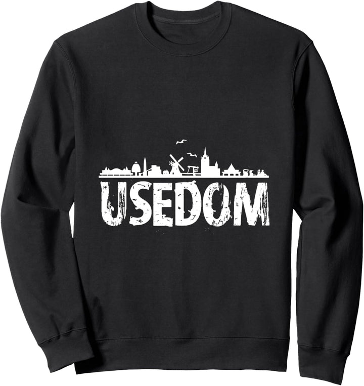 Usedom Skyline Möwen Ostsee Insel Pommerschen Bucht Sweatshirt