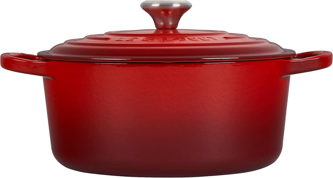 Le Creuset Signature Gusseisen-Bräter mit Deckel, Ø 22 cm, Rund, Für alle Herdarten und Induktion ge