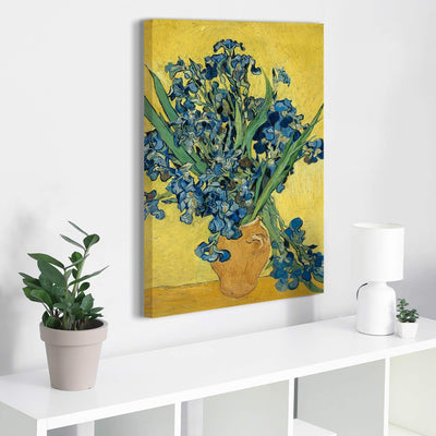 PICANOVA – Vincent Van Gogh Irises May 40x60 cm – Bild auf Leinwand – Leinwandbild – Premium Leinwan